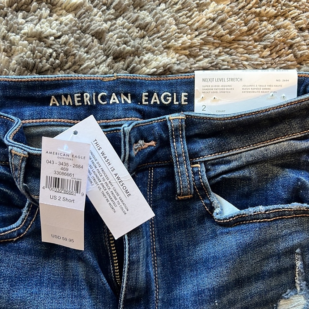 American Eagle Super hi-rise jegging size 2. Brand new never warn with tags. - Picture 2 of 4